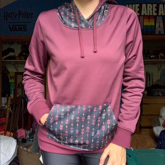 Zumiez Tops - Empyre Maroon Hoodie